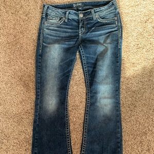 Silver jeans!!